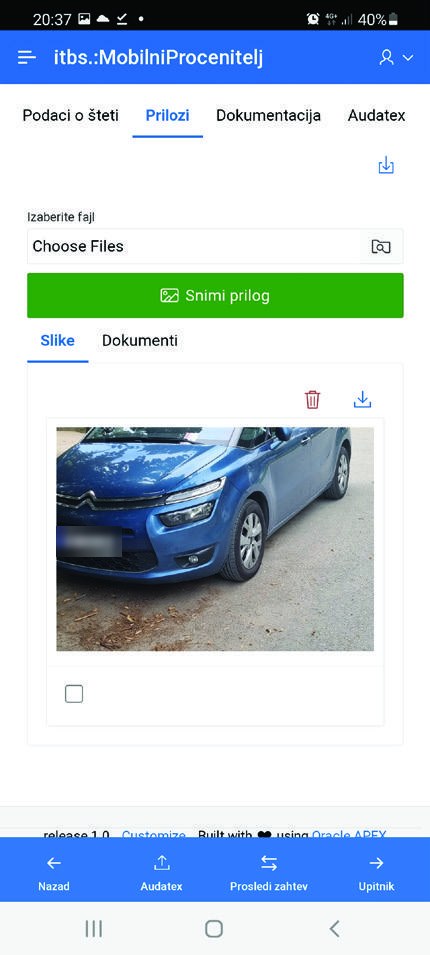 Prilozi uz predmet: slike i dokumenti